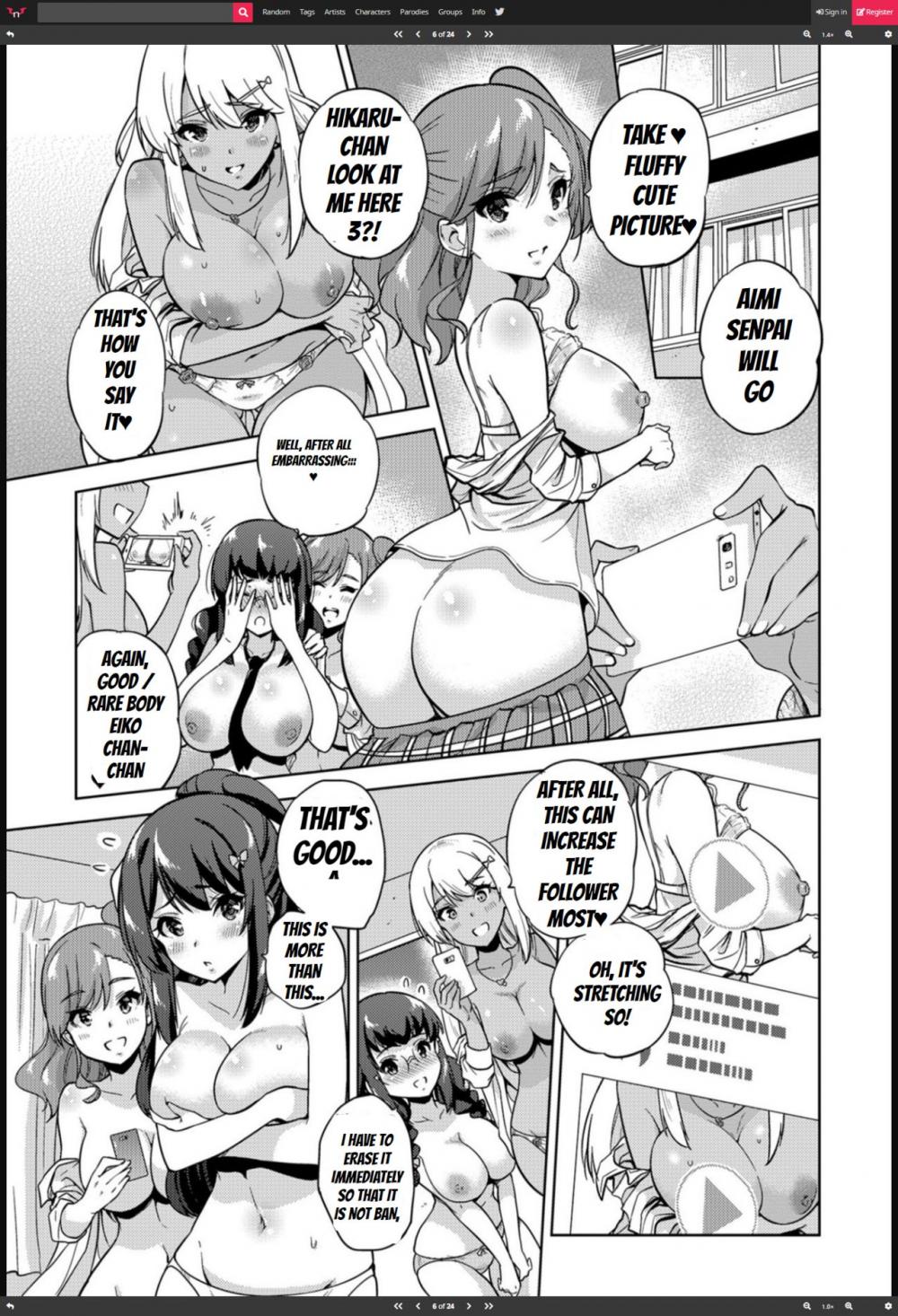 Hentai Manga Comic-SNS Seitokai Yakuin wo Netotte Share suru Hanashi-Read-6